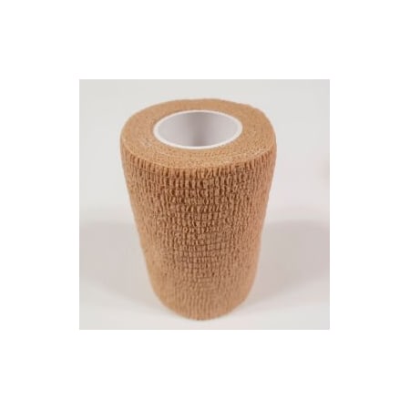 Think Safe First Voice 3in x 5 Yards Self Adhesive Bandage, Latex , Tan, Pack of 10 TS-3183-10T